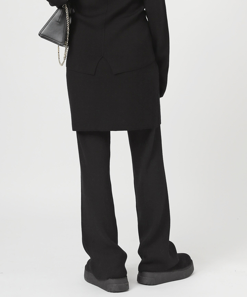 AP STUDIO（エーピーストゥディオ）の「Rib Skirt Pants（その他パンツ