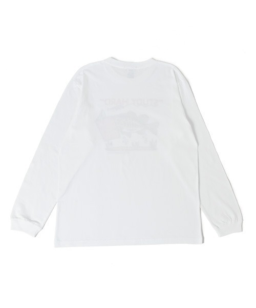 NOTHINKER(ノーシンカー)の「STUDY HARD long T-shirt(Tシャツ/カットソー・メンズ・ホワイト/ブラック・LARGE/MEDIUM/X-LARGE)」の3枚目の写真