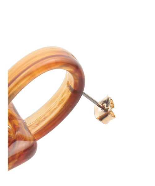 RESEXXY（リゼクシー）の「マーブルパンプピアス（ピアス（両耳用）・レディース・ブラウン/ベージュ・FREE）」の6枚目の写真