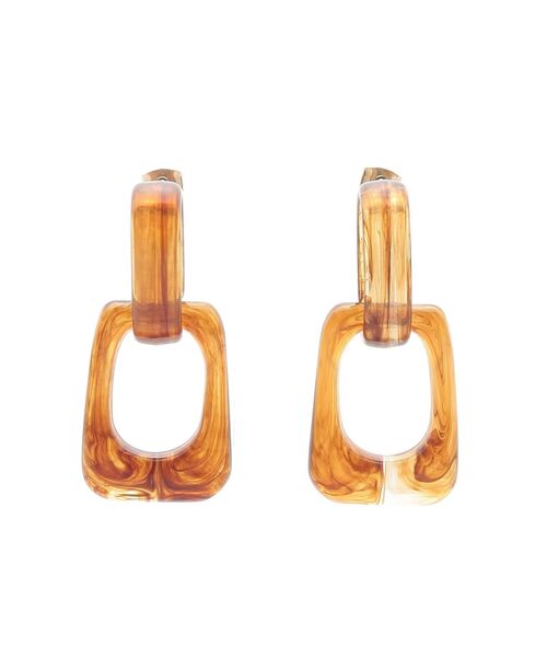 RESEXXY（リゼクシー）の「マーブルパンプピアス（ピアス（両耳用）・レディース・ブラウン/ベージュ・FREE）」の9枚目の写真