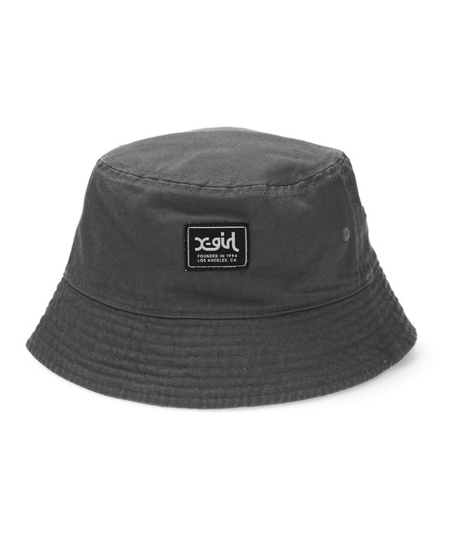 X-girl(エックスガール)の「REVERSIBLE BUCKET HAT(ハット・レディース・ブラック/ベージュ/ネイビー・ONE SIZE)」の7枚目の写真