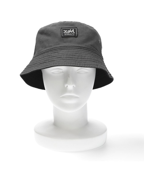 X-girl(エックスガール)の「REVERSIBLE BUCKET HAT(ハット・レディース・ブラック/ベージュ/ネイビー・ONE SIZE)」の17枚目の写真