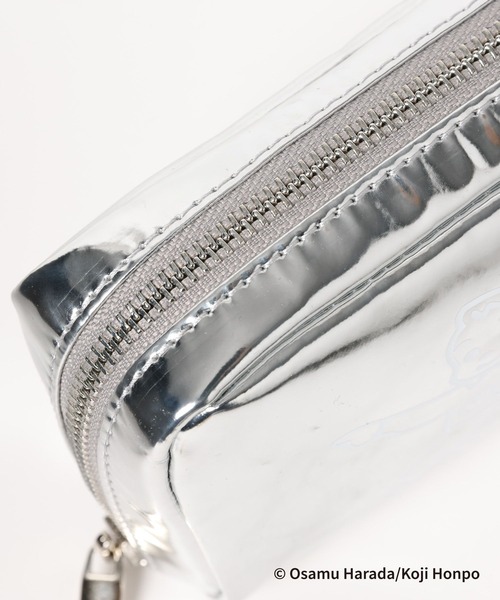 LEPSIM（レプシィム）の「【OSAMU GOODS×LEPSIM】ポーチ　988864（ポーチ・レディース・シルバー/ゴールド・ONE SIZE）」の9枚目の写真