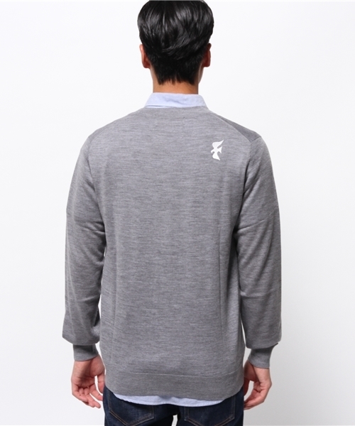 BEAMS LIGHTS Men's（ビームスライツ メンズ）の「BEAMS LIGHTS with MIC*ITAYA / 別注 刺繍カーディガン（カーディガン/ボレロ・メンズ・ネイビー/グレー・LARGE/SMALL/X-LARGE/MEDIUM）」の15枚目の写真