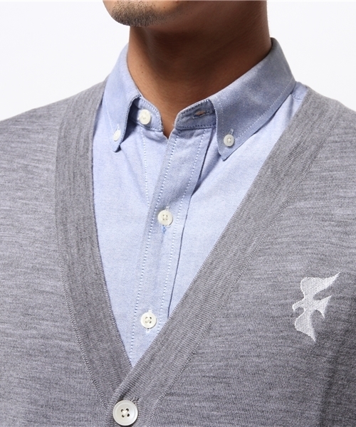 BEAMS LIGHTS Men's（ビームスライツ メンズ）の「BEAMS LIGHTS with MIC*ITAYA / 別注 刺繍カーディガン（カーディガン/ボレロ・メンズ・ネイビー/グレー・LARGE/SMALL/X-LARGE/MEDIUM）」の16枚目の写真