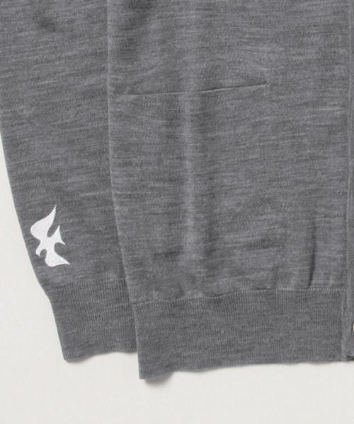 BEAMS LIGHTS Men's（ビームスライツ メンズ）の「BEAMS LIGHTS with MIC*ITAYA / 別注 刺繍カーディガン（カーディガン/ボレロ・メンズ・ネイビー/グレー・LARGE/SMALL/X-LARGE/MEDIUM）」の5枚目の写真