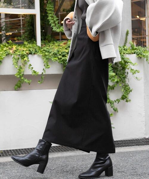 SENSE OF PLACE by URBAN RESEARCH（センスオブプレイスバイアーバンリサーチ）の「ストレッチサスツキハイウエストスカート（スカート・レディース・ブラック/ライトベージュ/モカ/イエロー・MEDIUM/SMALL/X-SMALL/LARGE/TALL）」の21枚目の写真