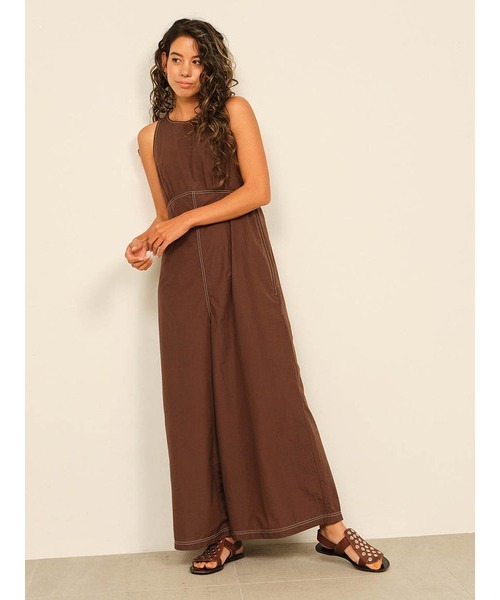 【セール】エアリーナイロンオールインワン（つなぎ/オールインワン）｜null.（ヌル）