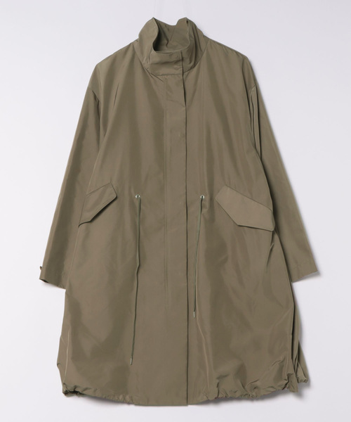 SALON adam et rope'（サロン アダム エ ロペ）の「[24SS]ミリタリースタンドカラーコート/モッズコート【撥水加工・洗える】（ミリタリージャケット・レディース・ブラウン系その他2/オフホワイト/ブラウン系その他3・FREE）」の3枚目の写真