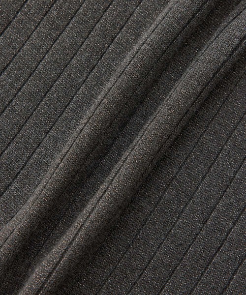 ROPE' PICNIC（ロペピクニック）の「ラメワイドリブニットプルオーバー（ニット/セーター・レディース・ライトグレー/チャコールグレー/ピンク/ベージュ・38）」の17枚目の写真