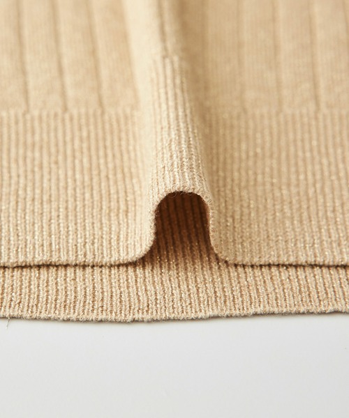 ROPE' PICNIC（ロペピクニック）の「ラメワイドリブニットプルオーバー（ニット/セーター・レディース・ライトグレー/チャコールグレー/ピンク/ベージュ・38）」の20枚目の写真