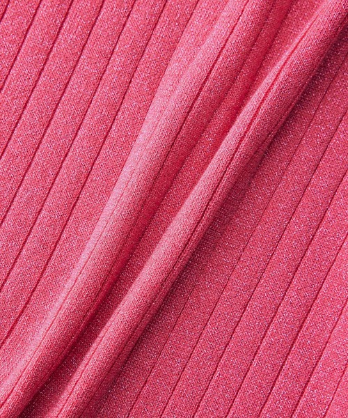 ROPE' PICNIC（ロペピクニック）の「ラメワイドリブニットプルオーバー（ニット/セーター・レディース・ライトグレー/チャコールグレー/ピンク/ベージュ・38）」の21枚目の写真