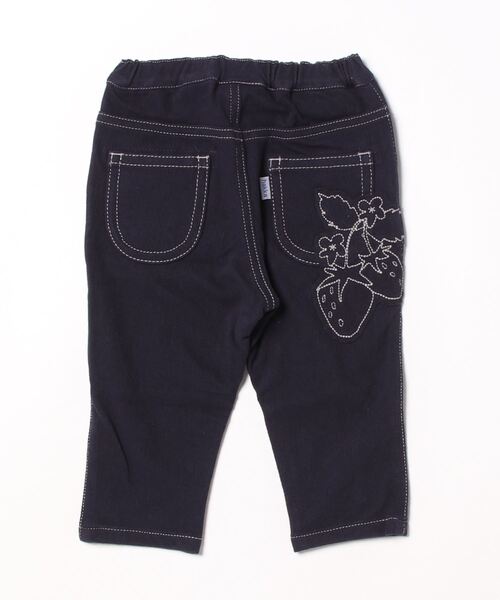 [ベビー]いちごアップリケストレッチカットツイルパンツ（その他パンツ）｜hakka baby（ハッカベビー）