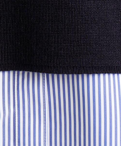 grove（グローブ）の「◆着回しの効く嬉しいセットアイテム ニットベスト×前開きシャツ（ベスト・レディース・ネイビー/ライトグレー/ホワイト系・02/03/01/04/05）」の21枚目の写真