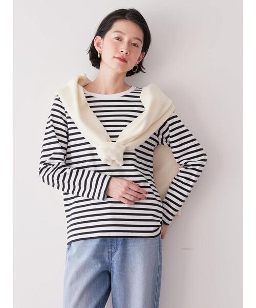 AMERICAN HOLIC(アメリカンホリック)の「Daily! 抗菌防臭クルーネックカットプルオーバー(Tシャツ/カットソー・レディース・ピンク系その他/ブルー系その他/オフホワイト/ブラック系その他4・M/S/L)」の8枚目の写真