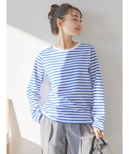 AMERICAN HOLIC(アメリカンホリック)の「Daily! 抗菌防臭クルーネックカットプルオーバー(Tシャツ/カットソー・レディース・ピンク系その他/ブルー系その他/オフホワイト/ブラック系その他4・M/S/L)」の9枚目の写真