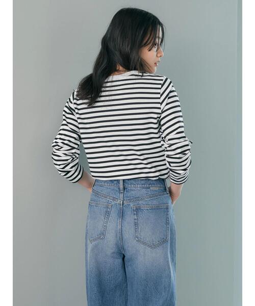 AMERICAN HOLIC(アメリカンホリック)の「Daily! 抗菌防臭クルーネックカットプルオーバー(Tシャツ/カットソー・レディース・ピンク系その他/ブルー系その他/オフホワイト/ブラック系その他4・M/S/L)」の12枚目の写真