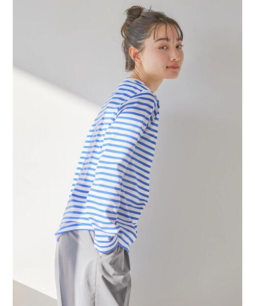 AMERICAN HOLIC(アメリカンホリック)の「Daily! 抗菌防臭クルーネックカットプルオーバー(Tシャツ/カットソー・レディース・ピンク系その他/ブルー系その他/オフホワイト/ブラック系その他4・M/S/L)」の22枚目の写真