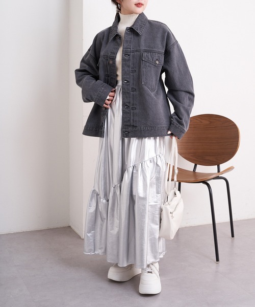 Chico（チコ）の「【2024SS】キラキラフレアボリュームスカート