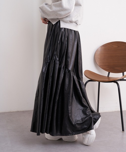 Chico（チコ）の「【2024SS】キラキラフレアボリュームスカート