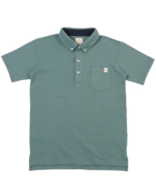 KRIFF MAYER（クリフメイヤー）の「ボタンダウンポケットポロ（ポロシャツ・メンズ・ミント/ブルー/ブラック/グレー/オフホワイト/ピンク/ネイビー/ダークグリーン/ターコイズブルー・SMALL/MEDIUM/LARGE/X-LARGE）」の8枚目の写真