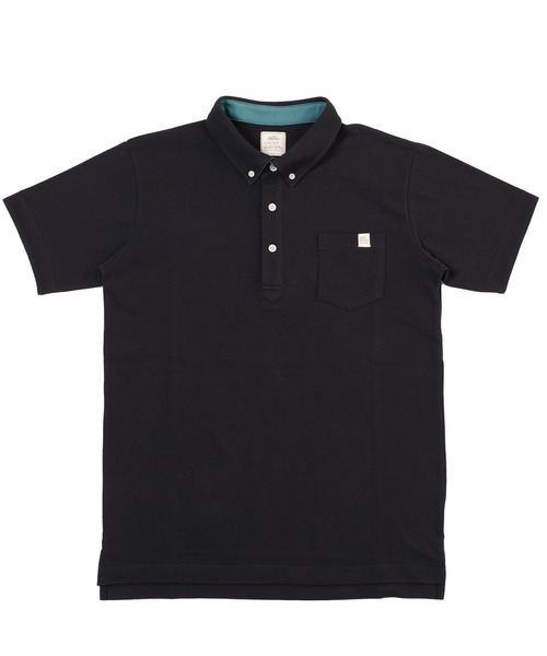 KRIFF MAYER（クリフメイヤー）の「ボタンダウンポケットポロ（ポロシャツ・メンズ・ミント/ブルー/ブラック/グレー/オフホワイト/ピンク/ネイビー/ダークグリーン/ターコイズブルー・SMALL/MEDIUM/LARGE/X-LARGE）」の3枚目の写真