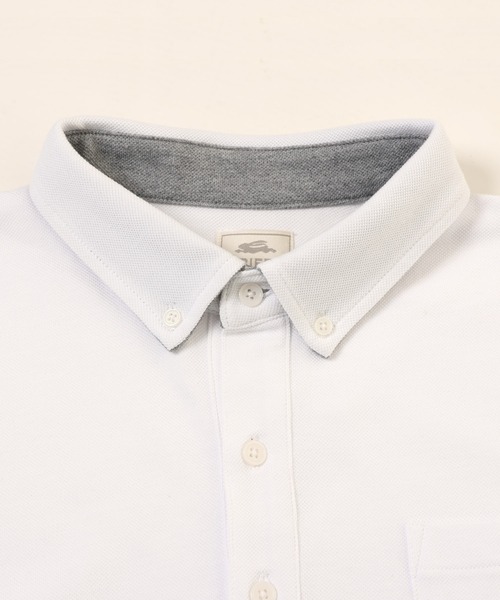 KRIFF MAYER（クリフメイヤー）の「ボタンダウンポケットポロ（ポロシャツ・メンズ・ミント/ブルー/ブラック/グレー/オフホワイト/ピンク/ネイビー/ダークグリーン/ターコイズブルー・SMALL/MEDIUM/LARGE/X-LARGE）」の16枚目の写真