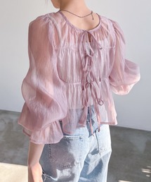 EPIMI E'PIMMY | 2WAYオーガンシアーシャーリングブラウス(シャツ/ブラウス)