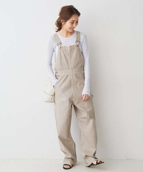 Spick & Span(スピックアンドスパン)の「シアーリブロンT(Tシャツ/カットソー・レディース・チャコールグレー/ホワイト/ベージュ/スカイブルー・FREE)」の12枚目の写真