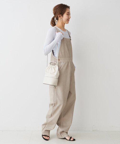 Spick & Span(スピックアンドスパン)の「シアーリブロンT(Tシャツ/カットソー・レディース・チャコールグレー/ホワイト/ベージュ/スカイブルー・FREE)」の16枚目の写真