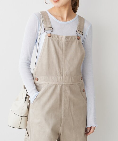 Spick & Span(スピックアンドスパン)の「シアーリブロンT(Tシャツ/カットソー・レディース・チャコールグレー/ホワイト/ベージュ/スカイブルー・FREE)」の19枚目の写真