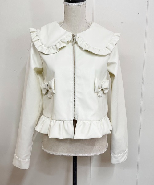 ゆい様　美品✨Red Valentino リボン　ライダースジャケット ゆい様美品✨Red Valentino リボンライダースジャケット