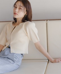 mysty woman | ジップリブニットプルオーバー 110468(ニット/セーター)