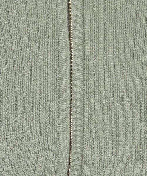 mysty woman（ミスティウーマン）の「ジップリブニットプルオーバー　110468（ニット/セーター・レディース・オフホワイト/ブラック/ホワイト系その他/ライトカーキ・FREE）」の22枚目の写真