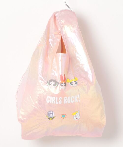 ACCOMMODE（アコモデ）の「パワーパフ ガールズ　オーロラマルシェバッグ（エコバッグ/サブバッグ・レディース・ライトブルー/ホワイト/ピンク・FREE）」の16枚目の写真