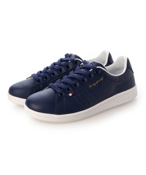 le coq sportif(ルコックスポルティフ)の「【レイン対応】スニーカー(ラローランECLR)(スニーカー・レディース・ネイビー/ホワイト/ブラック・24.5cm/24cm/23.5cm/23cm/22.5cm)」の1枚目の写真