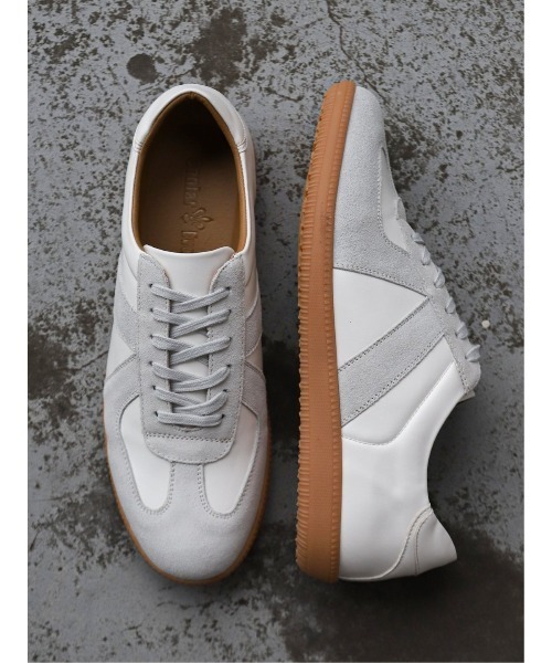 m.f.editorial（エムエフエディトリアル）の「m.f.エディトリアル メンズ スエード切替 スニーカー（スニーカー・メンズ・ブラック/ホワイト・MEDIUM/LARGE）」の22枚目の写真