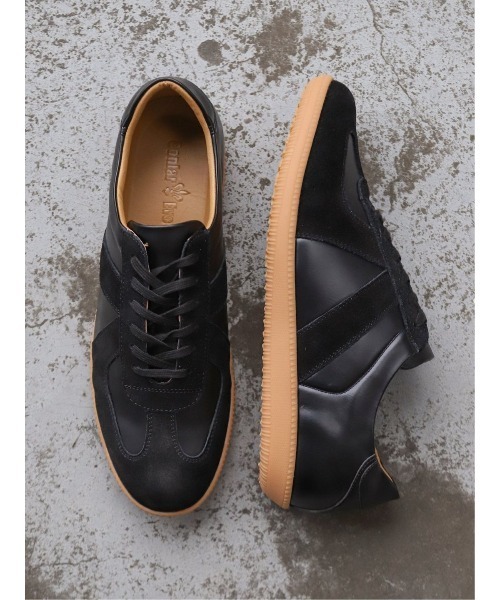 m.f.editorial（エムエフエディトリアル）の「m.f.エディトリアル メンズ スエード切替 スニーカー（スニーカー・メンズ・ブラック/ホワイト・MEDIUM/LARGE）」の16枚目の写真