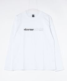 コットン天竺 / ロゴプリント クルーネック ロンTee（長袖）