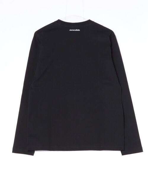 TRAP/U (トラップユー)の「コットン天竺 / ロゴプリント クルーネック ロンTee(長袖)(Tシャツ/カットソー・メンズ・ホワイト/ブラック/イエロー・M/L)」の4枚目の写真