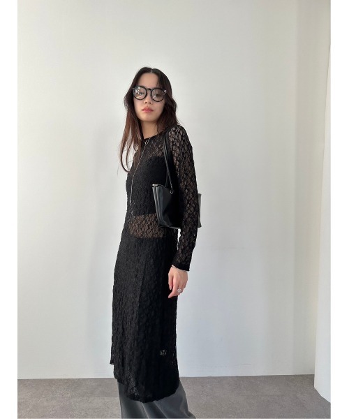 DRWCYS(ドロシーズ)の「レースシアーワンピ(ワンピース・レディース・ホワイト/ブラック・FREE)」の16枚目の写真