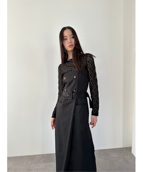 DRWCYS(ドロシーズ)の「レースシアーワンピ(ワンピース・レディース・ホワイト/ブラック・FREE)」の19枚目の写真