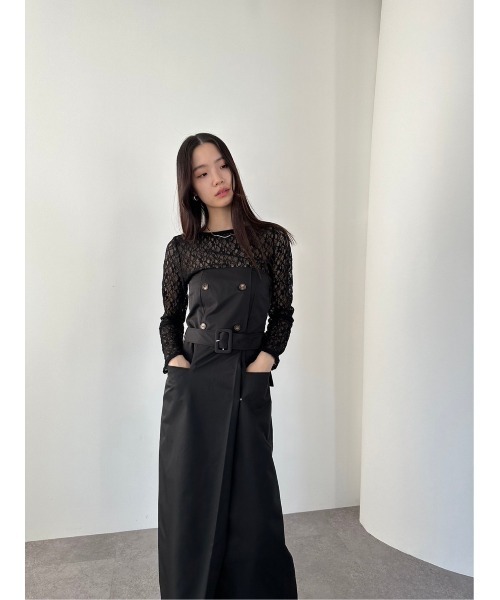 DRWCYS(ドロシーズ)の「レースシアーワンピ(ワンピース・レディース・ホワイト/ブラック・FREE)」の20枚目の写真