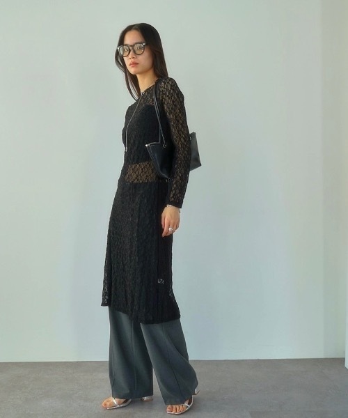 DRWCYS(ドロシーズ)の「レースシアーワンピ(ワンピース・レディース・ホワイト/ブラック・FREE)」の17枚目の写真