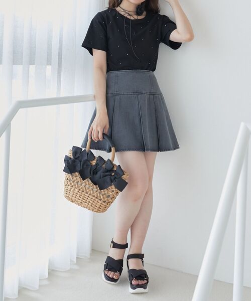 MAJESTIC LEGON（マジェスティックレゴン）の「クロスボリュームスポサン（サンダル・レディース・ベージュ/ブラック/オフホワイト・MEDIUM/LARGE）」の14枚目の写真