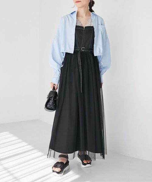 MAJESTIC LEGON（マジェスティックレゴン）の「クロスボリュームスポサン（サンダル・レディース・ベージュ/ブラック/オフホワイト・MEDIUM/LARGE）」の20枚目の写真