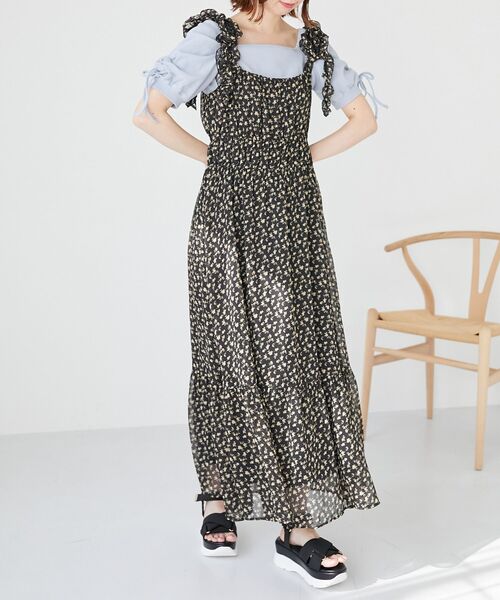 MAJESTIC LEGON（マジェスティックレゴン）の「クロスボリュームスポサン（サンダル・レディース・ベージュ/ブラック/オフホワイト・MEDIUM/LARGE）」の21枚目の写真