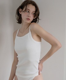bijorie | 【bijorie】カップ付きリブスクエアキャミ／NEW BASIC 24SS(キャミソール)