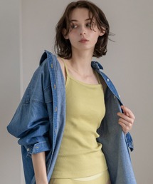 bijorie | 【bijorie】カップ付きリブスクエアキャミ／NEW BASIC 24SS(キャミソール)