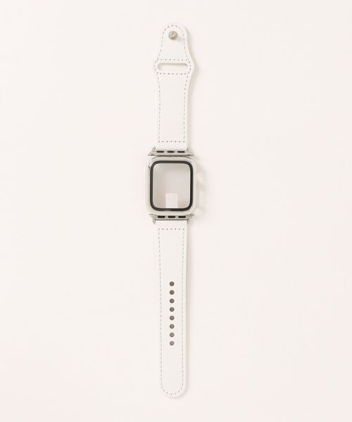 アップルウォッチ ダイヤカバー&amp;ホワイトセラミックベルト セット ホワイト アップルウォッチバンド Apple Watchセラミックベルト 全面